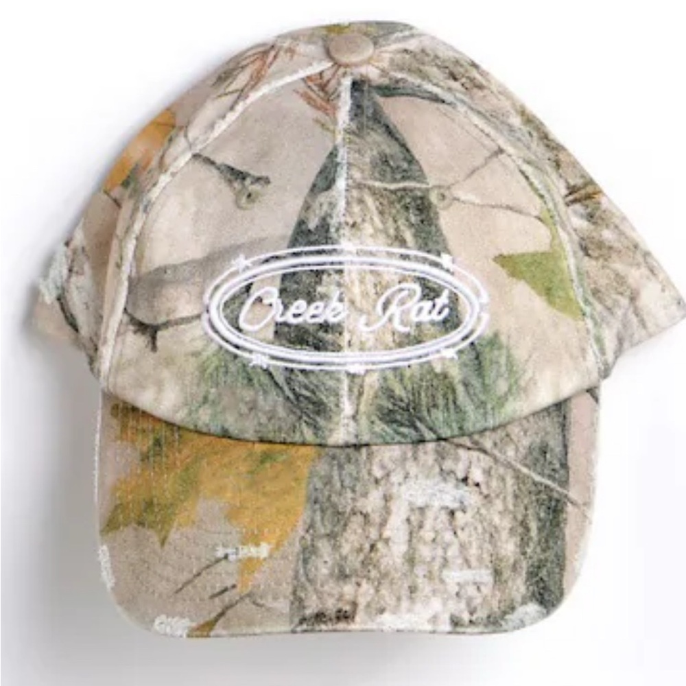 Creek rat camo baseball cap